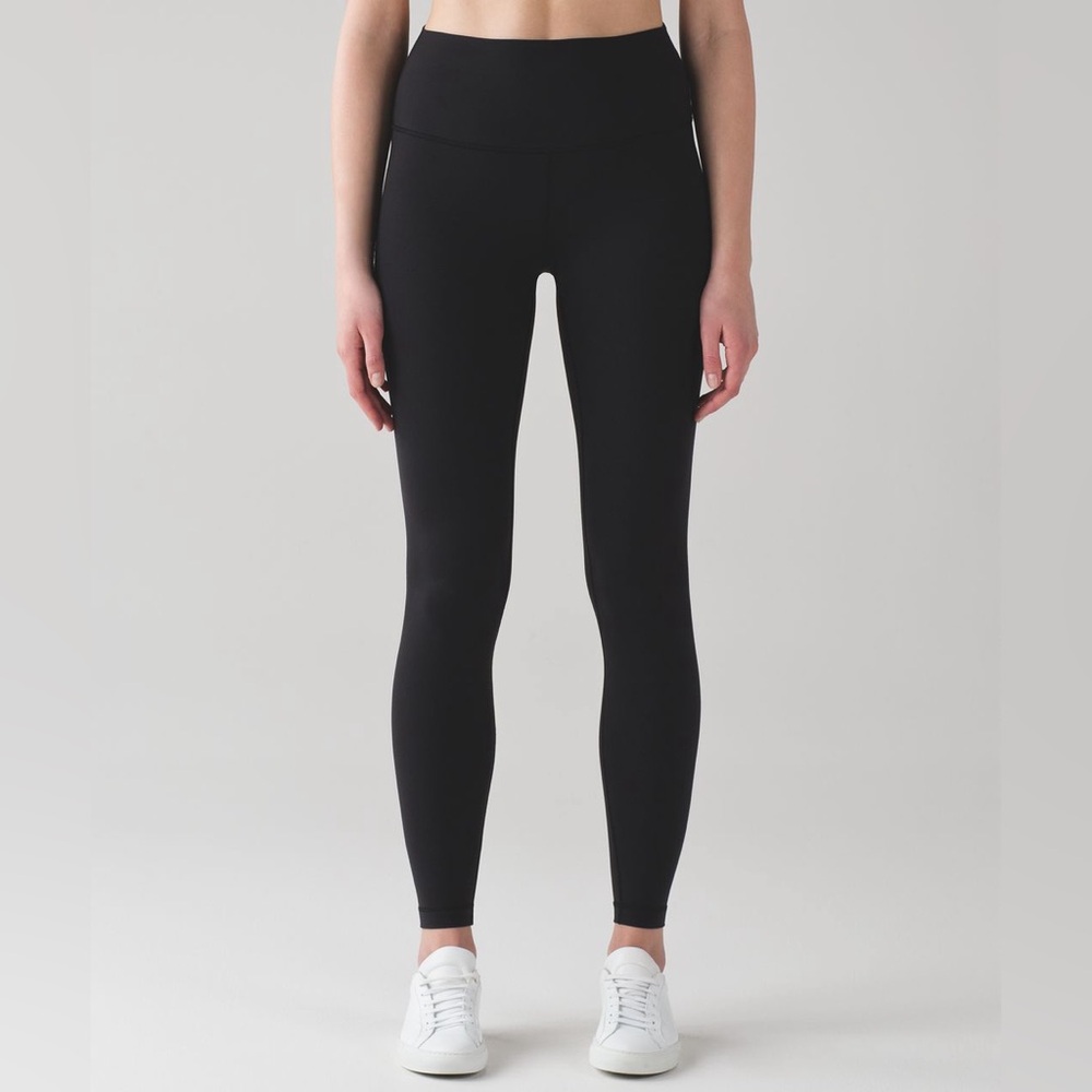 Lululemon Wunder Under High Rise Leggings Full-On Luon Black Size 10